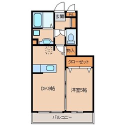 花水木　Ｉ棟の物件間取画像